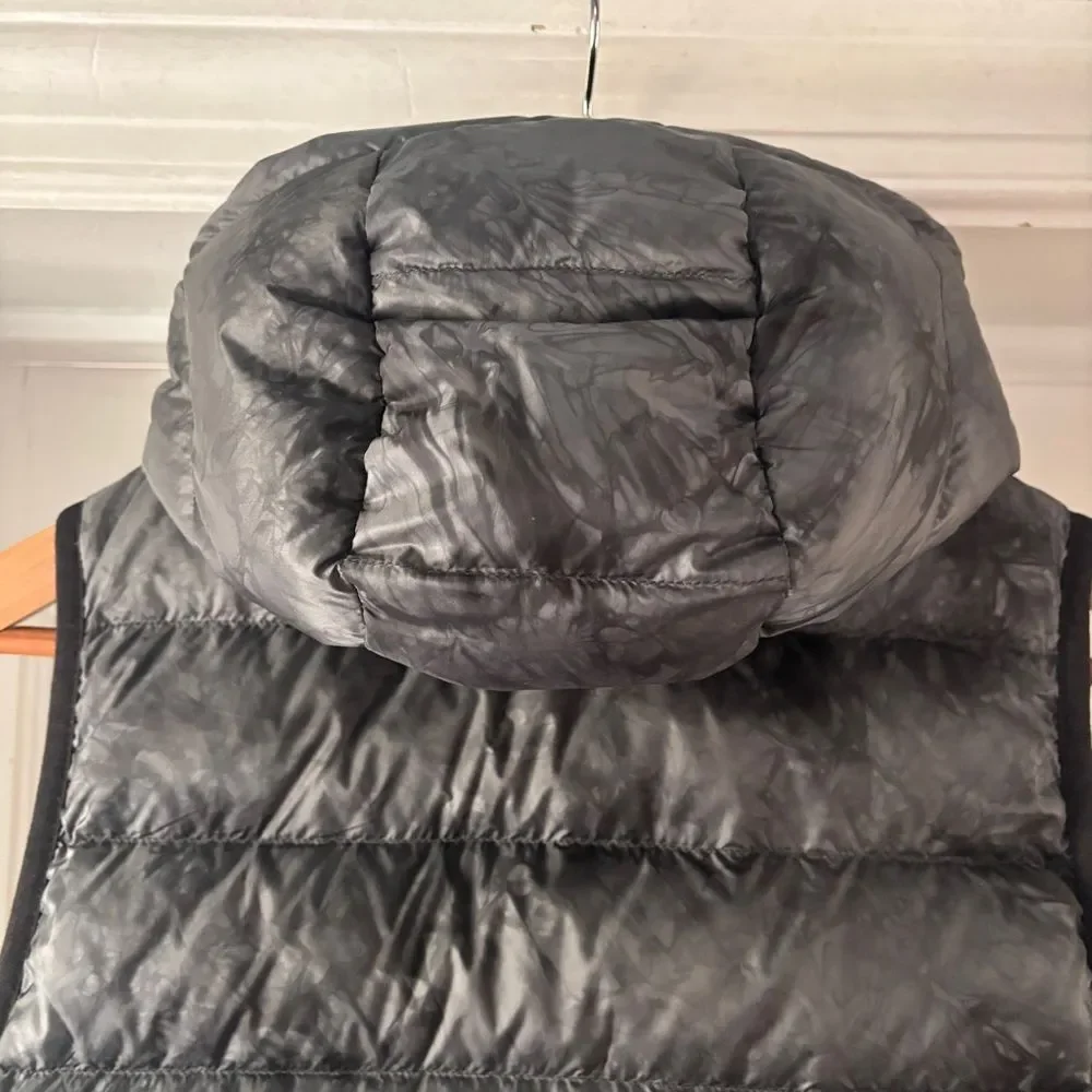 lululemon Pack It Down Vest Puffer Diamond Dye Melanite Black Size 6